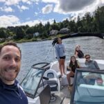 Dominick Corso and his family enjoying a day on the boat. Dominick has VEDS and shared his story of a successful emergency outcome with The VEDS Movement